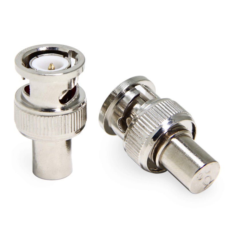 RFAdapter BNC 50 Ohm Terminator, 5-Pack BNC Male Plug Coaxial Cable Adapter Connector - Image 3